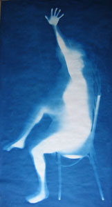 Cyanotype:  Chair exercise